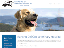 Tablet Screenshot of oceansidevet.com