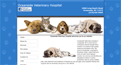 Desktop Screenshot of oceansidevet.net